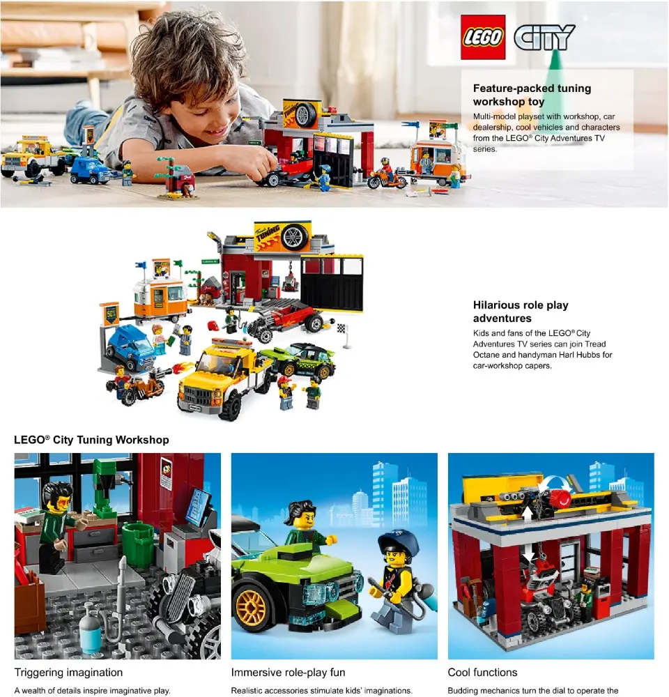 lego city tuning workshop 60258