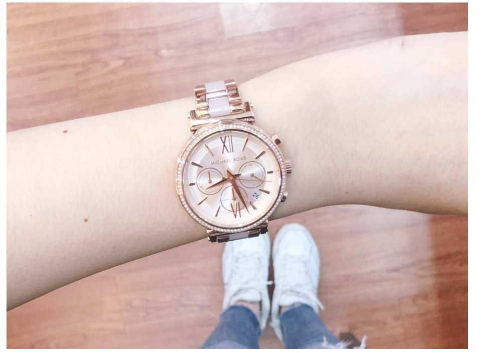 Michael Kors Sofie Pavé Rose Gold Tone 