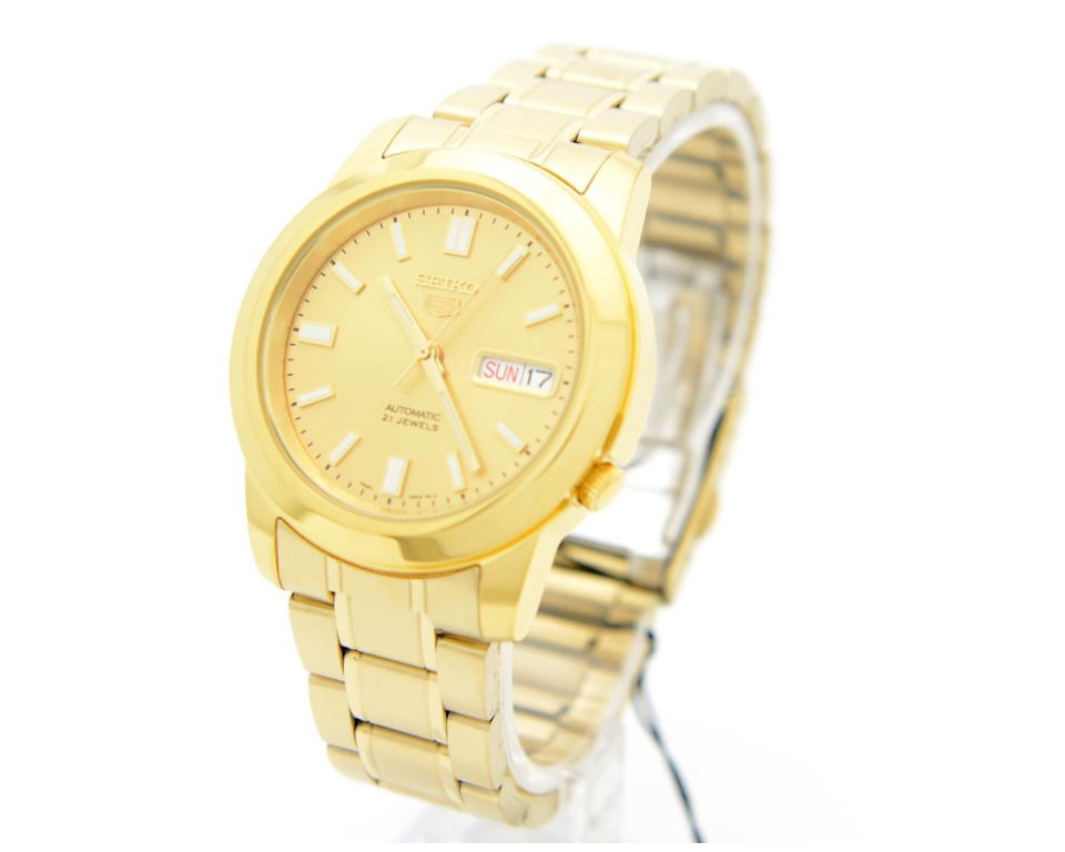 Amazon.com: SEIKO 5 Automatic Gold Dial Yellow Gold-Tone