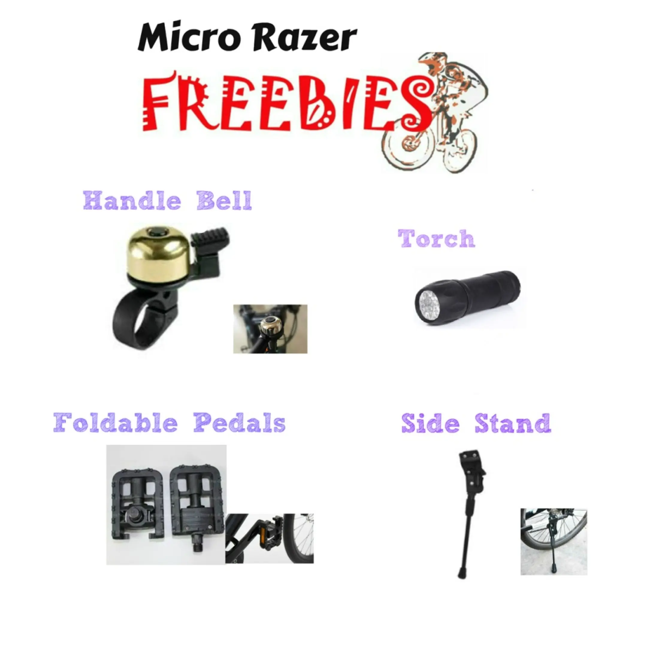 micro razer folding bike